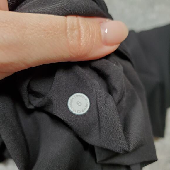 Lululemon Pants Womens 6 On the Fly Crop 23" Woven Black Straight Leg Casual - Picture 7 of 8